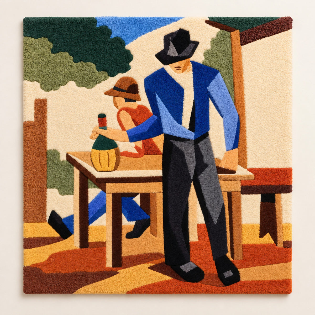 Farmers at Table after Alberto Magnelli — front product view [product-light]