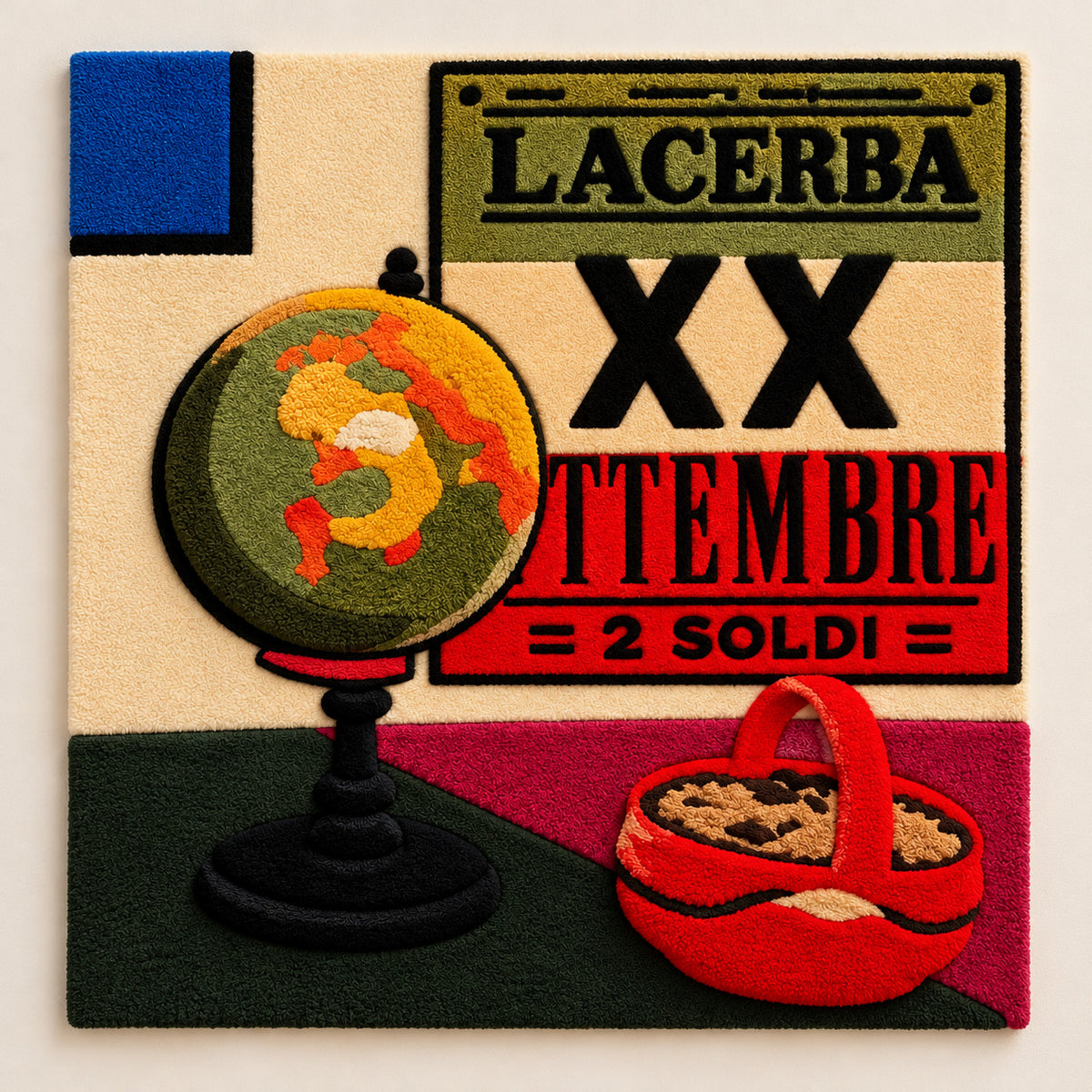 Il mappamondo e Lacerba after Alberto Magnelli — front product view [product-light]