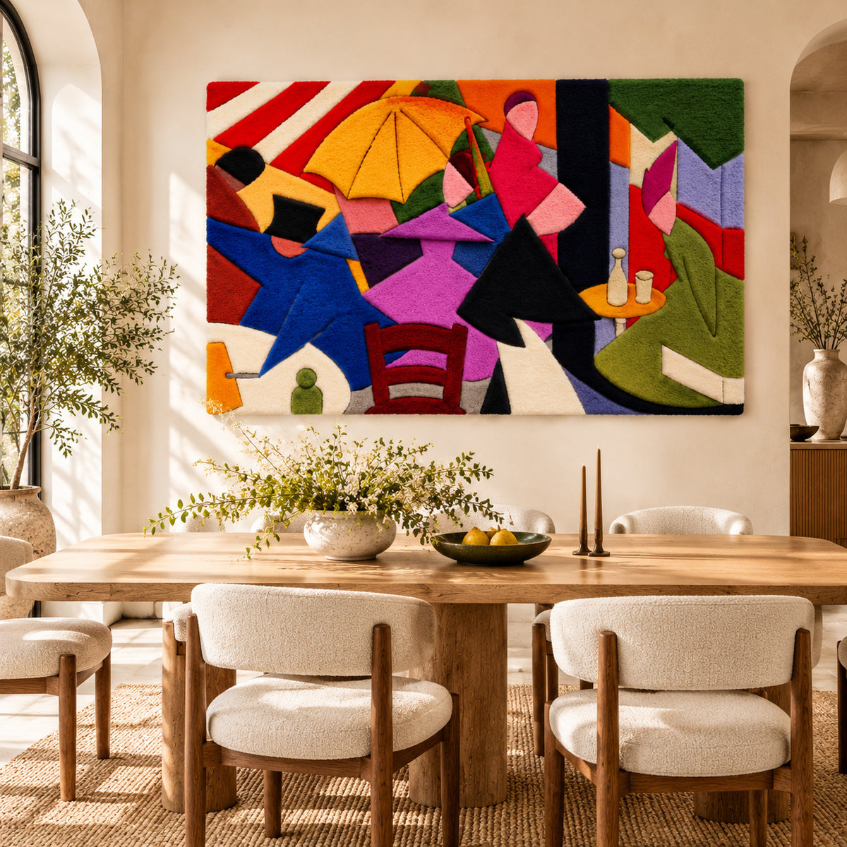 Le Café after Alberto Magnelli — room setting