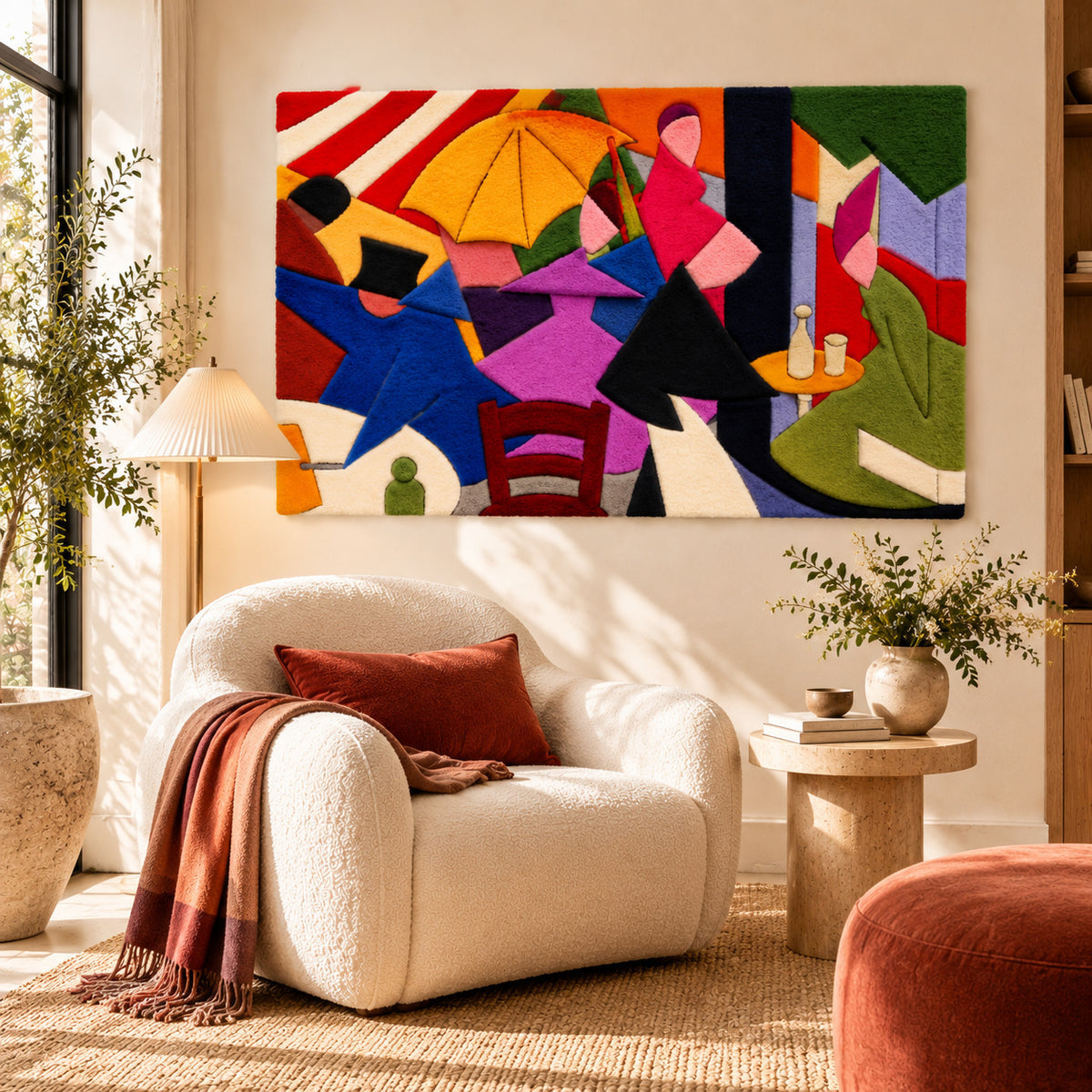 Le Café after Alberto Magnelli — room setting
