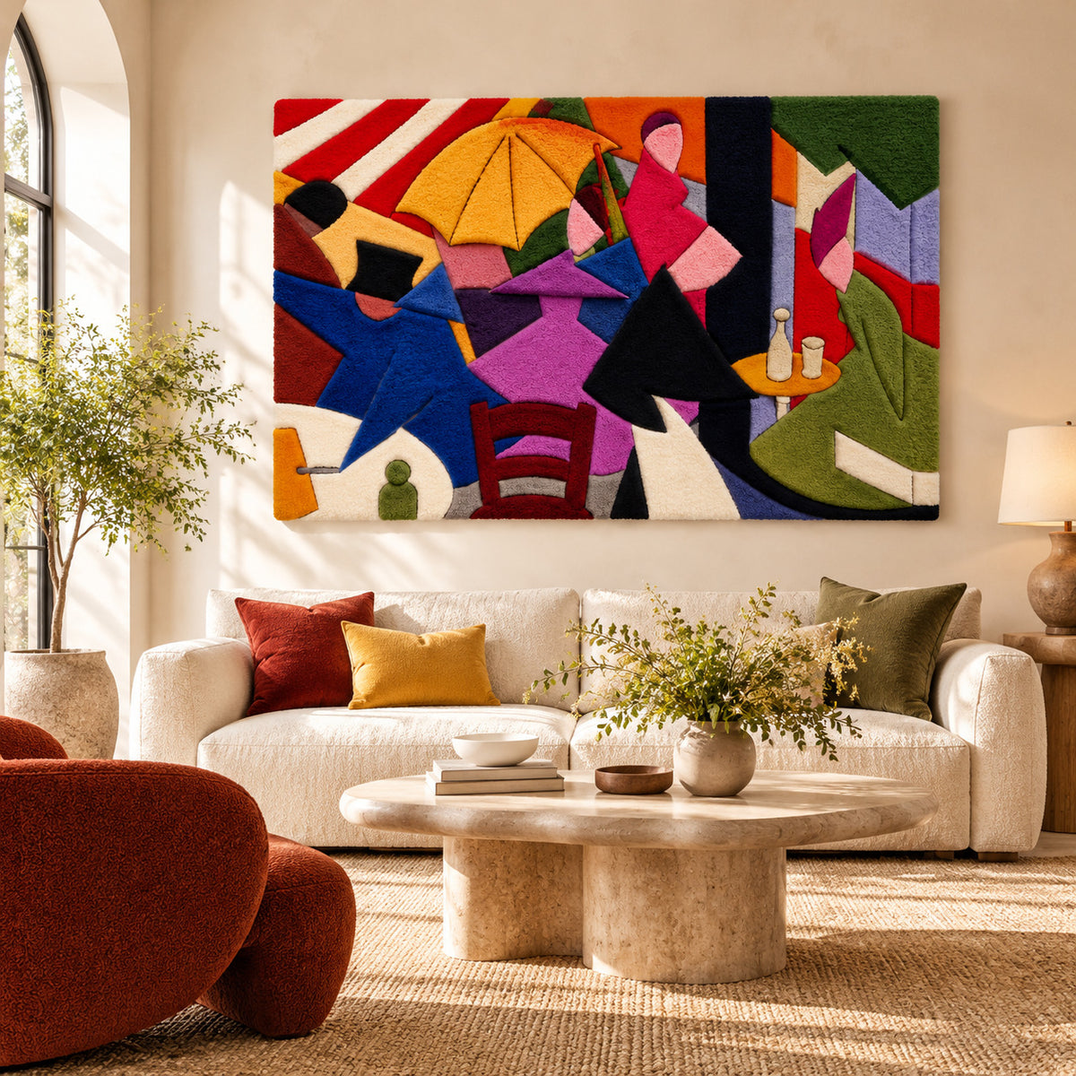 Le Café after Alberto Magnelli — room setting