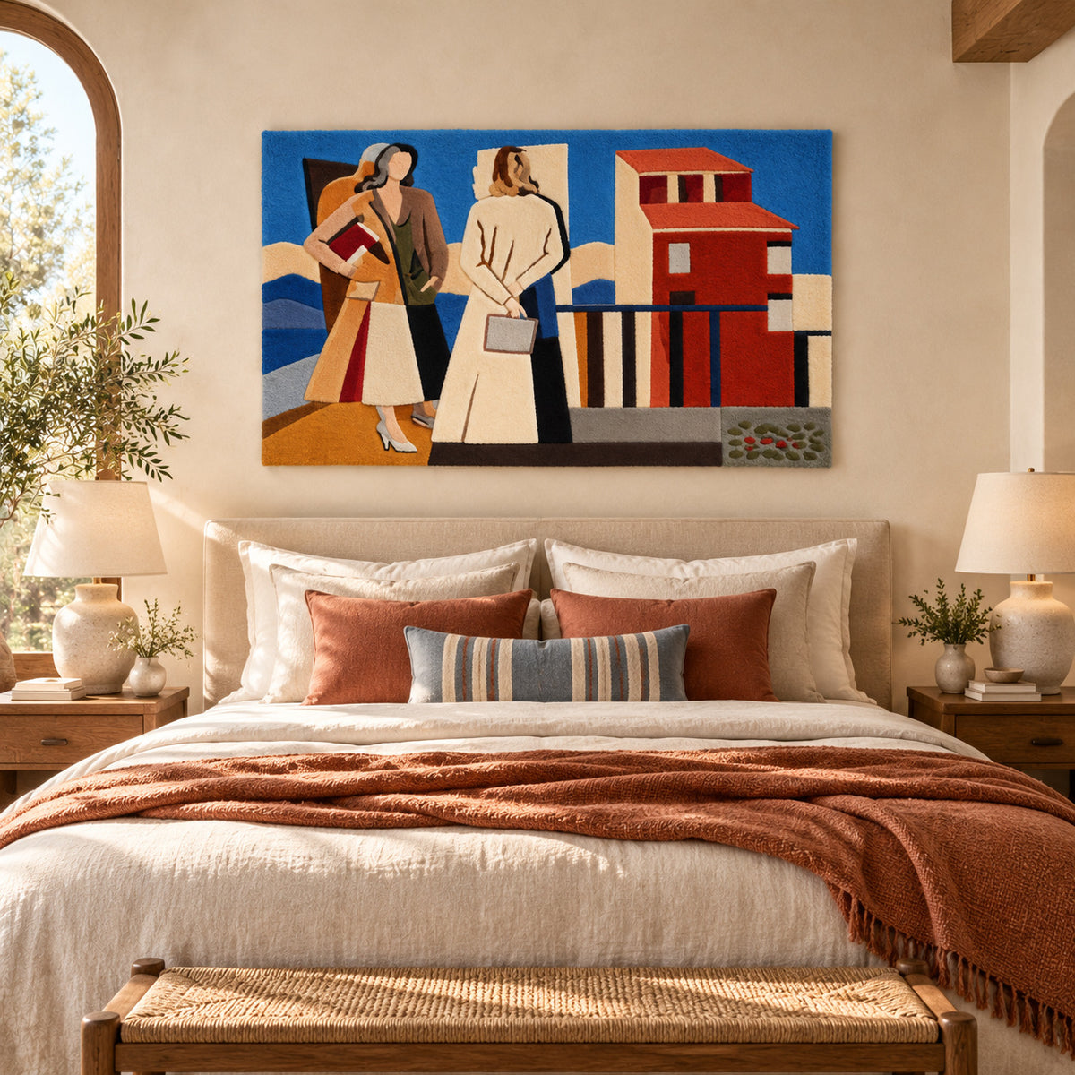 Le Lettrici after Alberto Magnelli — room setting