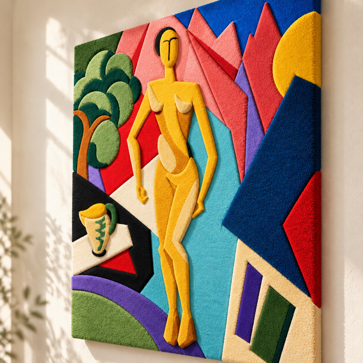 Nu No 1 after Alberto Magnelli — angled relief view