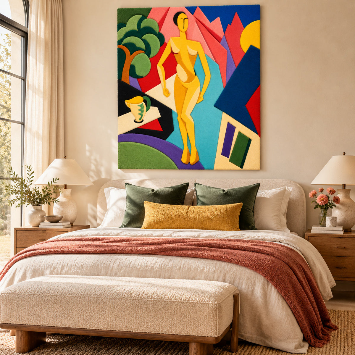 Nu No 1 after Alberto Magnelli — room setting