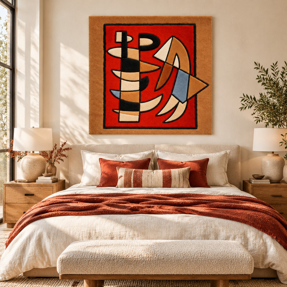 Tension d’images after Alberto Magnelli — room setting