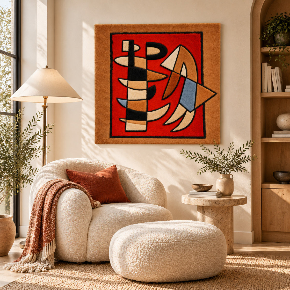 Tension d’images after Alberto Magnelli — room setting