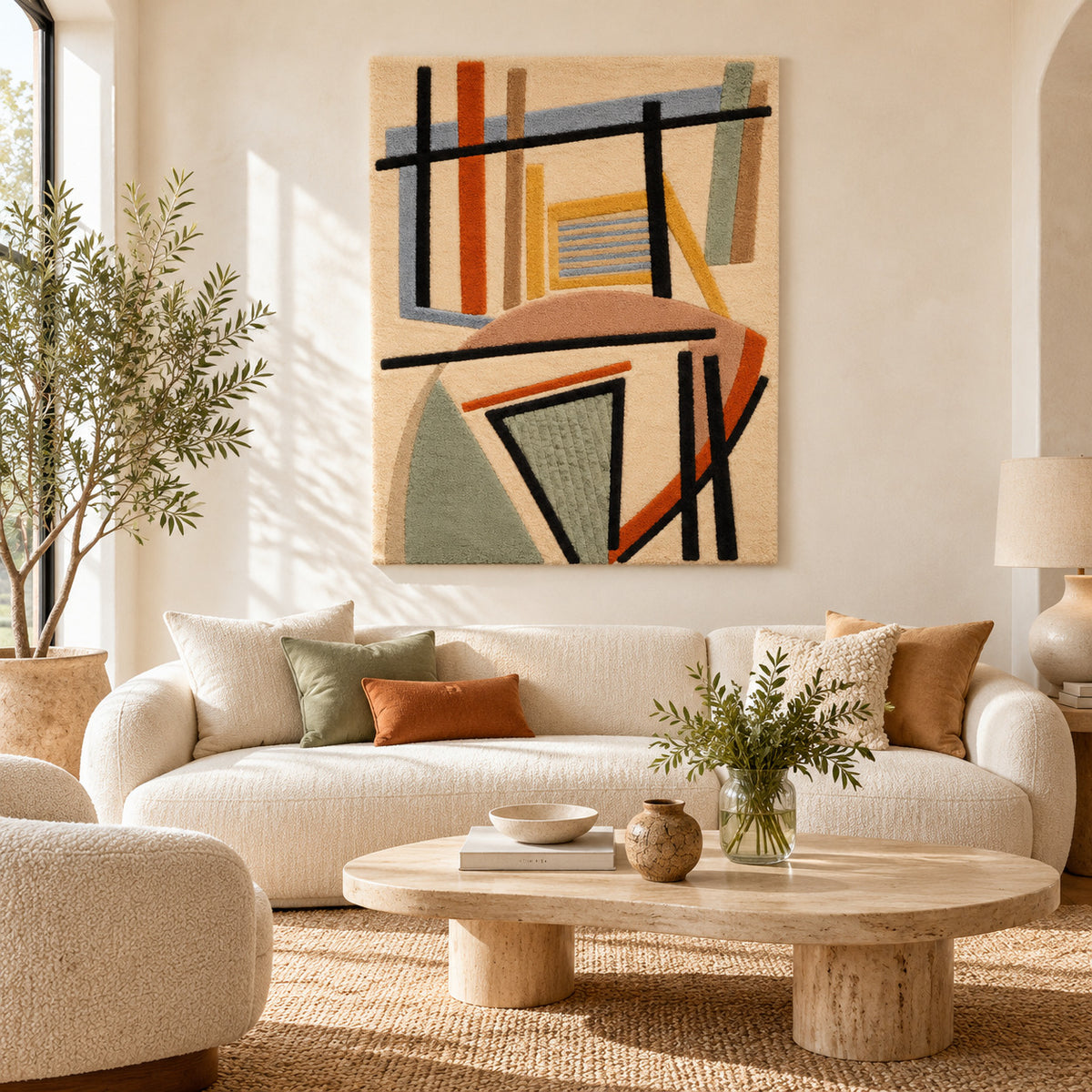 Untitled (1963) after Alberto Magnelli — room setting