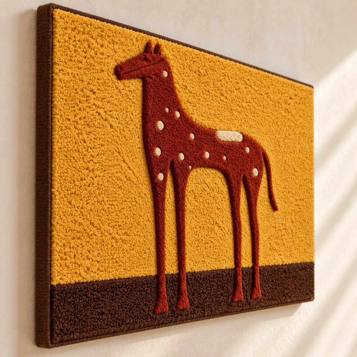 Amber Foal — angled relief view