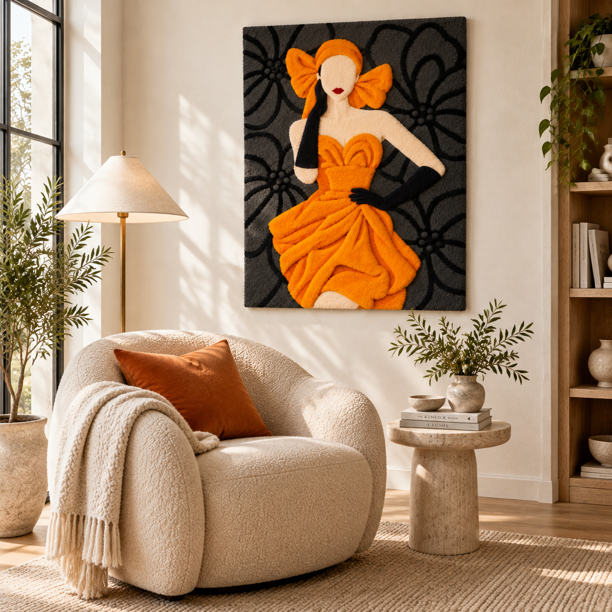 Amber Gown at Midnight — room setting