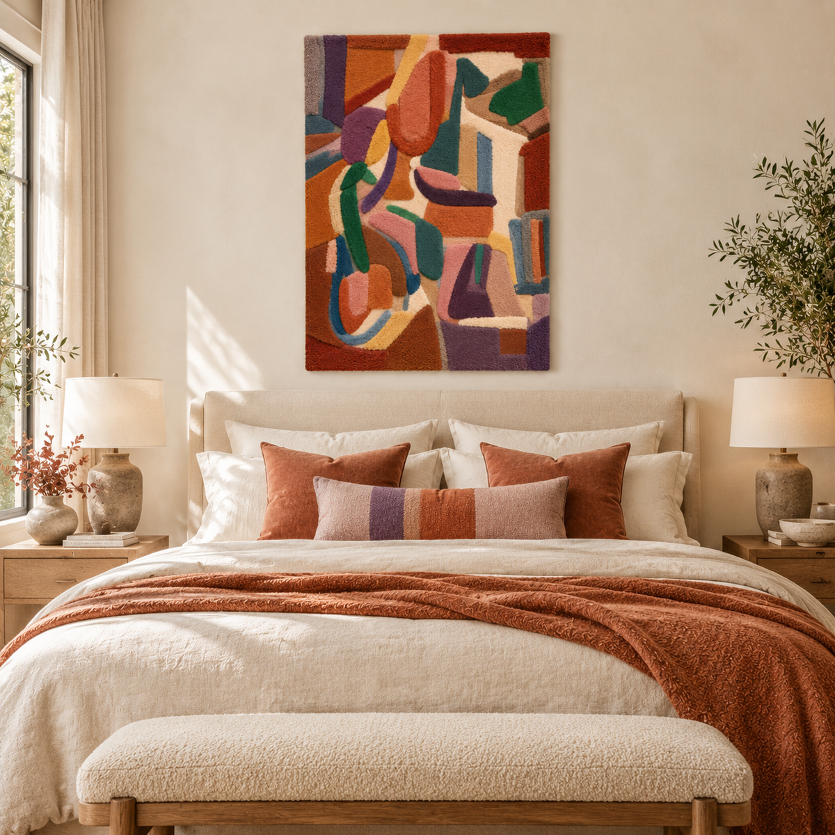 Amber Loop Composition — room setting 3