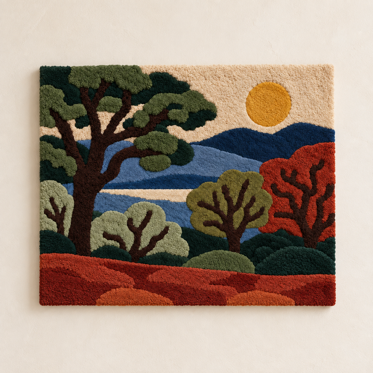 Amber Sun Over the Grove — front product view [product-light]