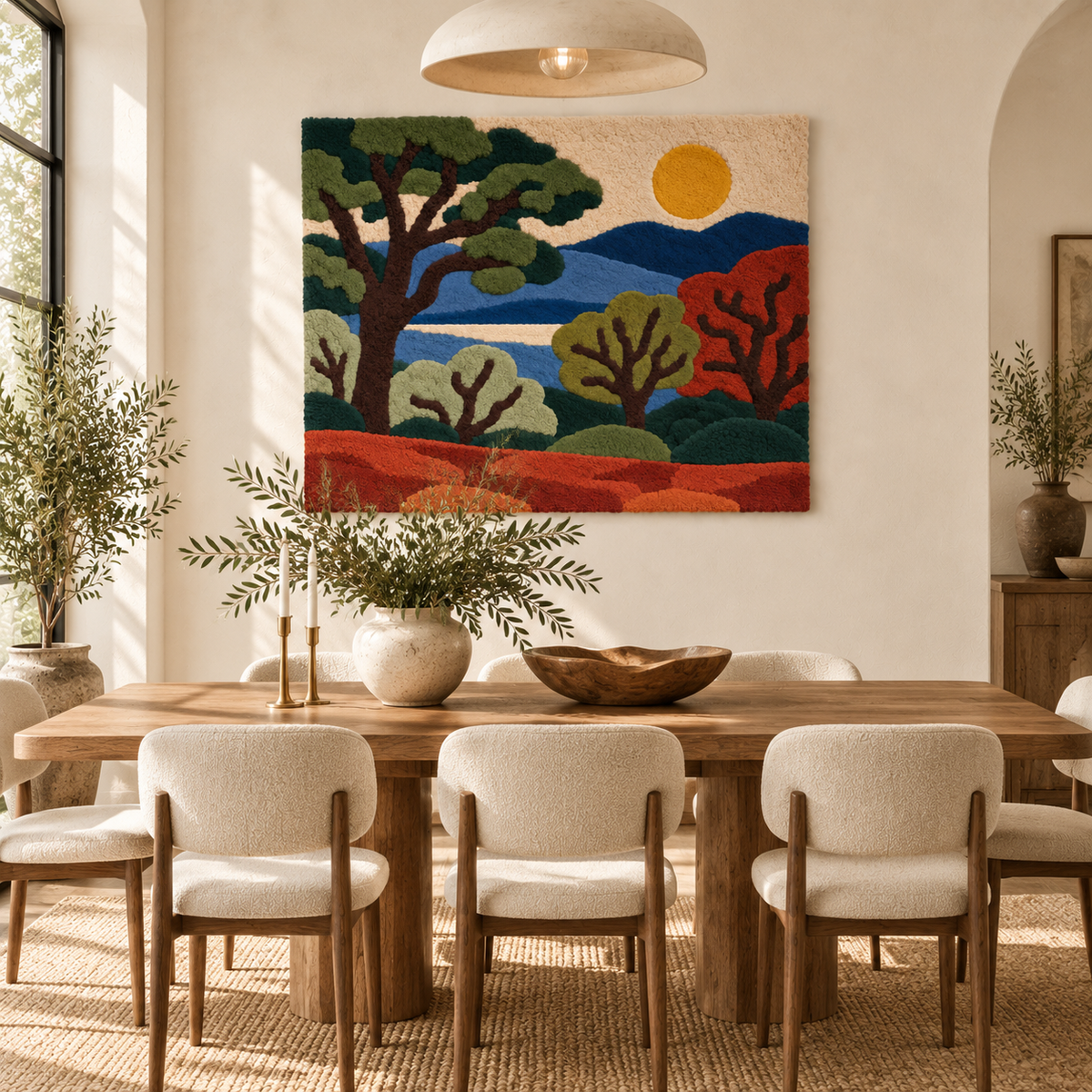 Amber Sun Over the Grove — room setting 1