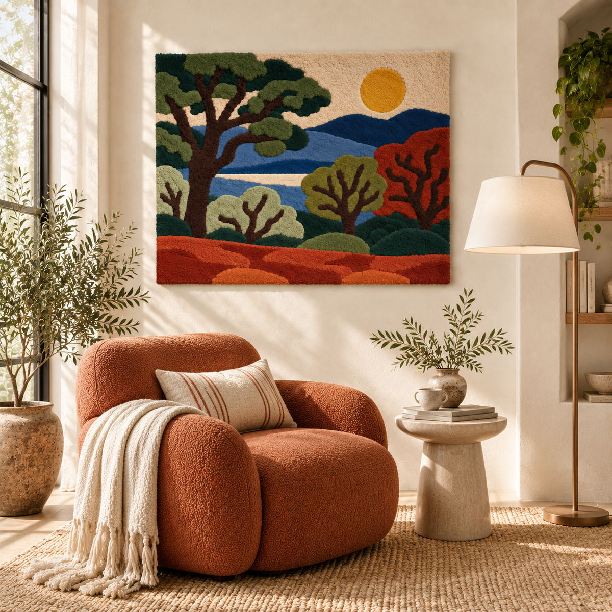Amber Sun Over the Grove — room setting 3