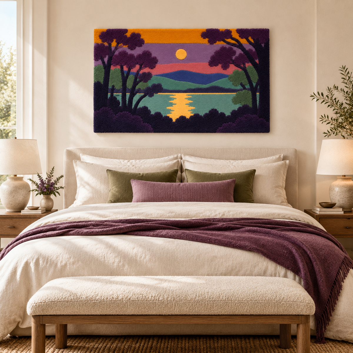 Amethyst Lake at Sundown — room setting 2