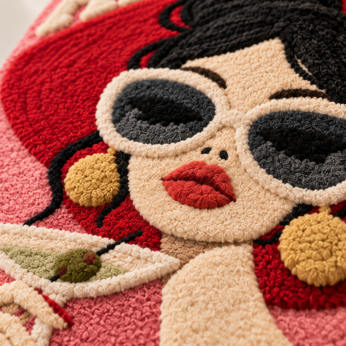 Amour Aperitif — tufted wool texture detail