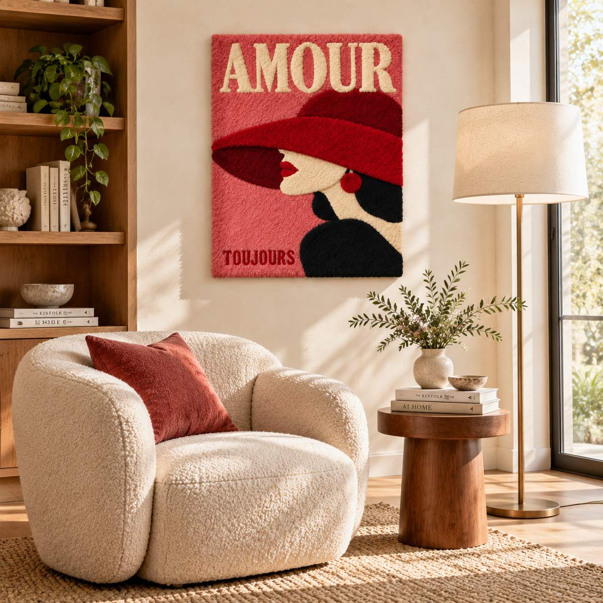 Amour in a Crimson Hat — room setting 2