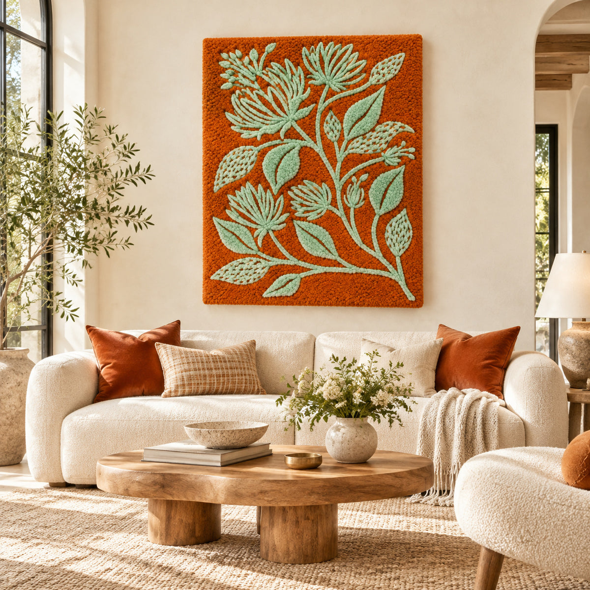 Autumnal Arrangement by Amy Lizzi — room setting