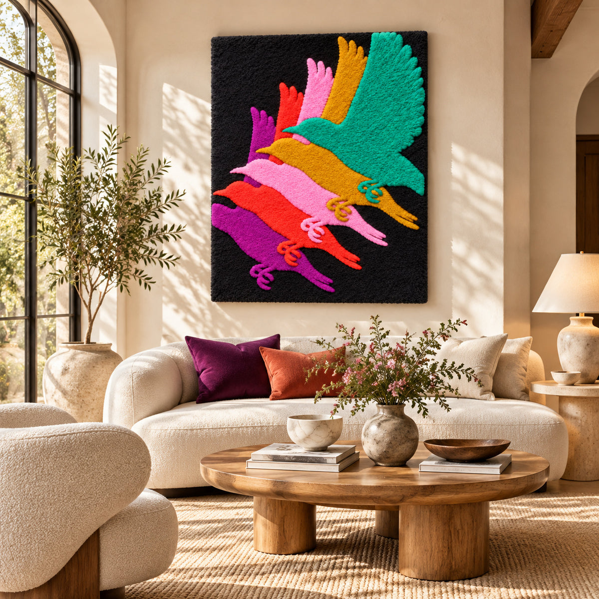 Birds Fly by Amy Lizzi — room setting
