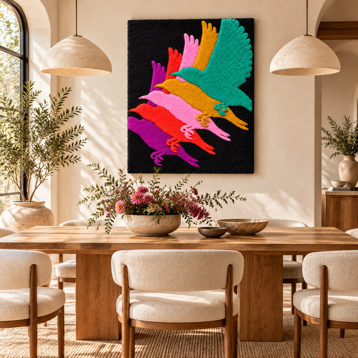 Birds Fly by Amy Lizzi — room setting