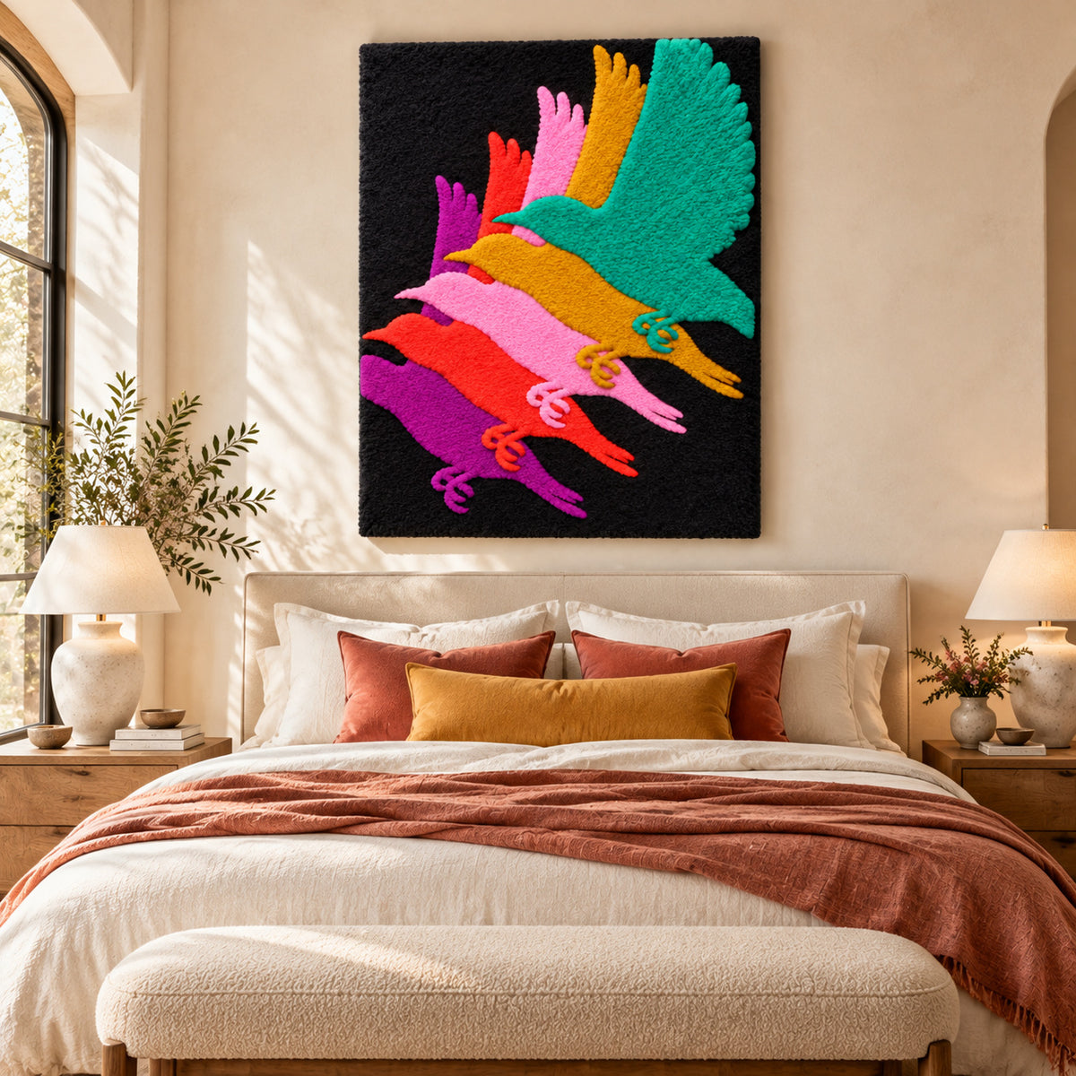 Birds Fly by Amy Lizzi — room setting