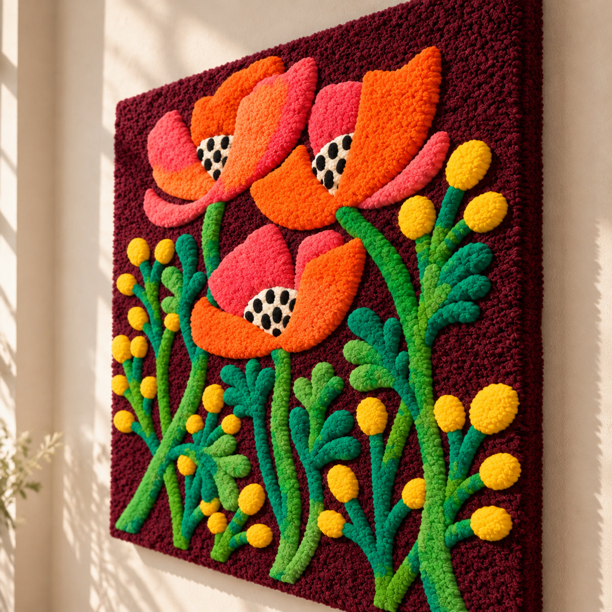 California Poppies by Amy Lizzi — angled relief view
