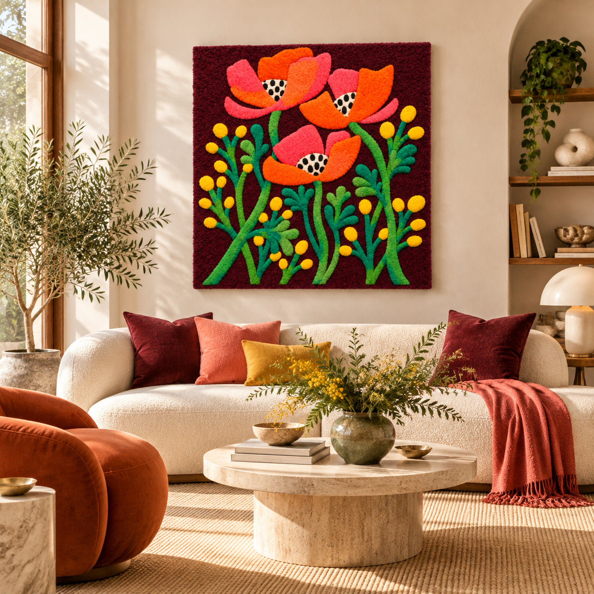 California Poppies by Amy Lizzi — room setting
