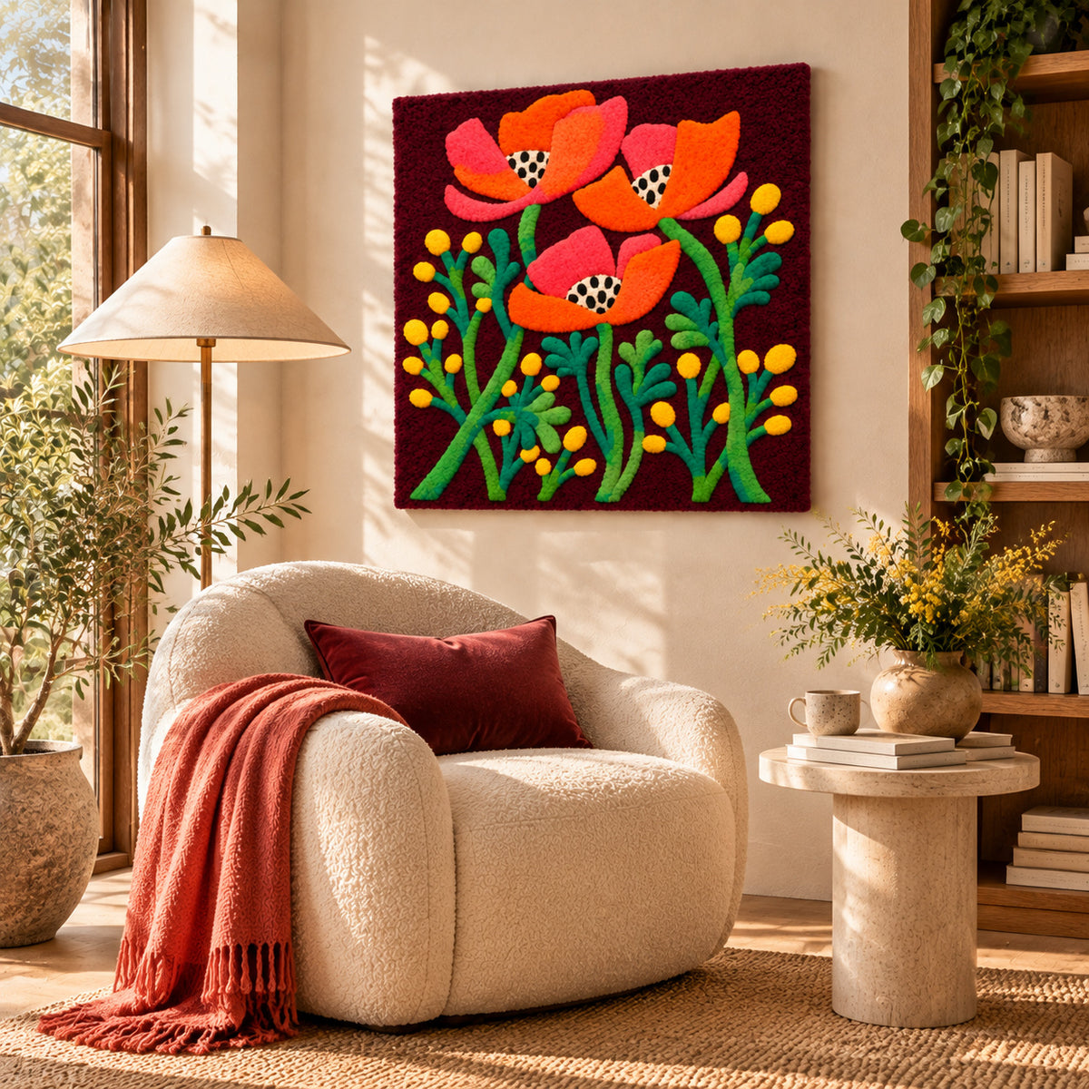 California Poppies by Amy Lizzi — room setting