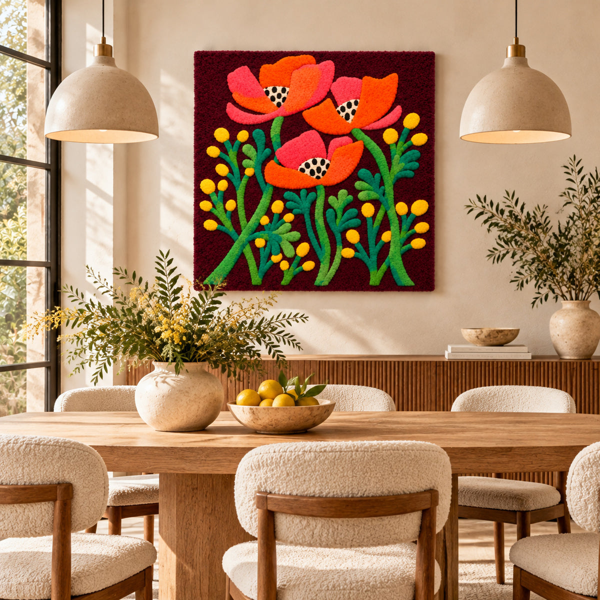 California Poppies by Amy Lizzi — room setting