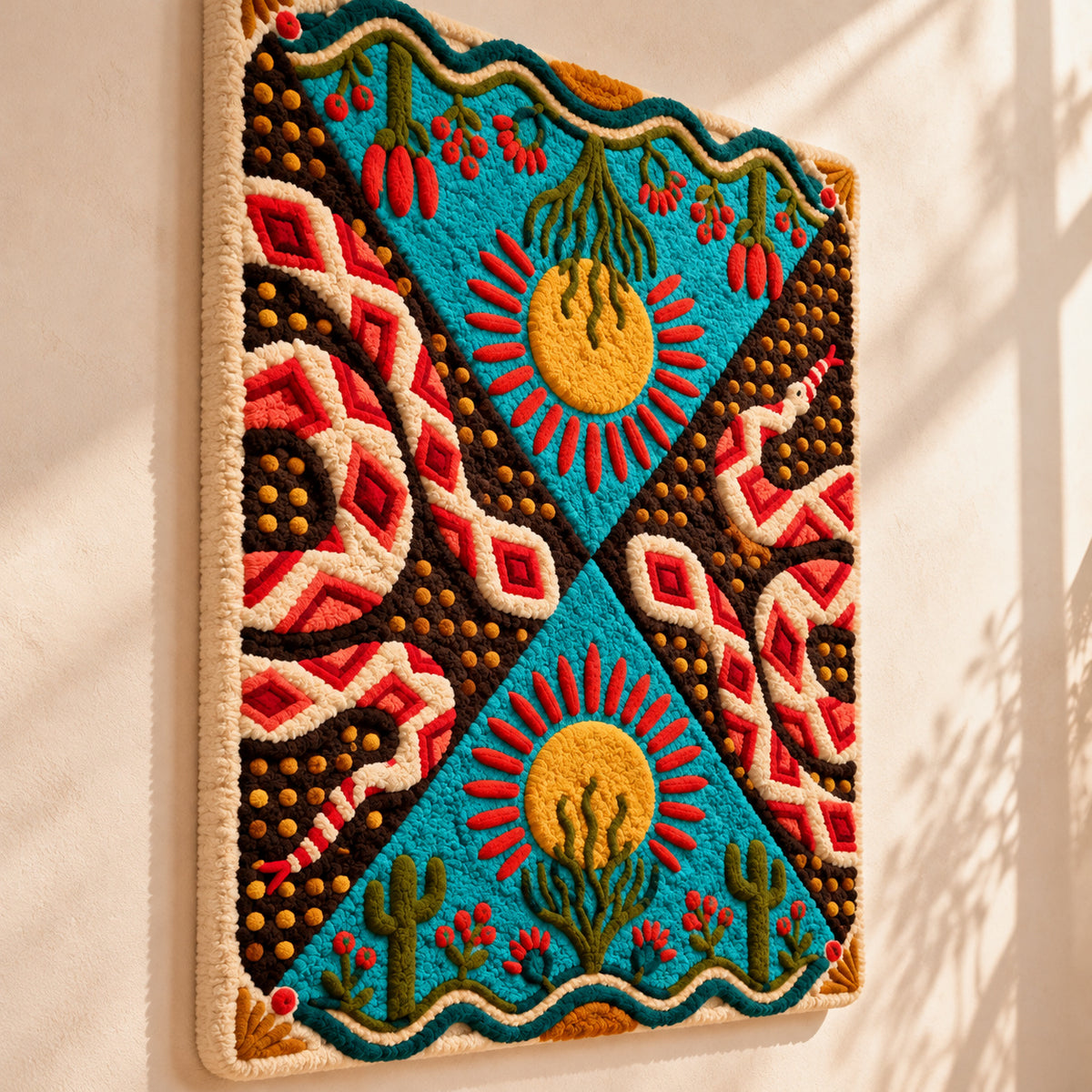 Desert Mirror by Amy Lizzi — angled relief view