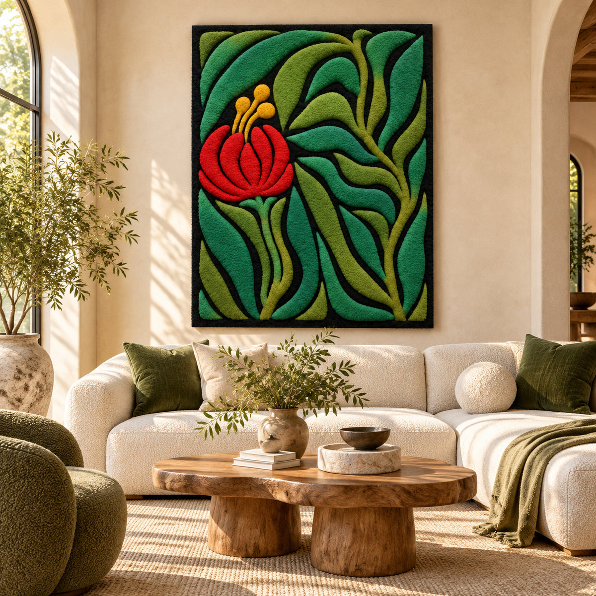 Flowy Flower by Amy Lizzi — room setting