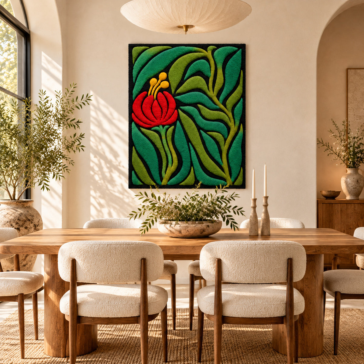 Flowy Flower by Amy Lizzi — room setting