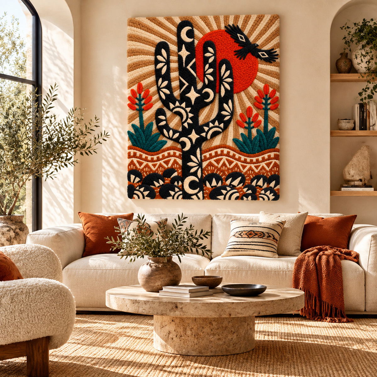 Folk Saguaro by Amy Lizzi — room setting