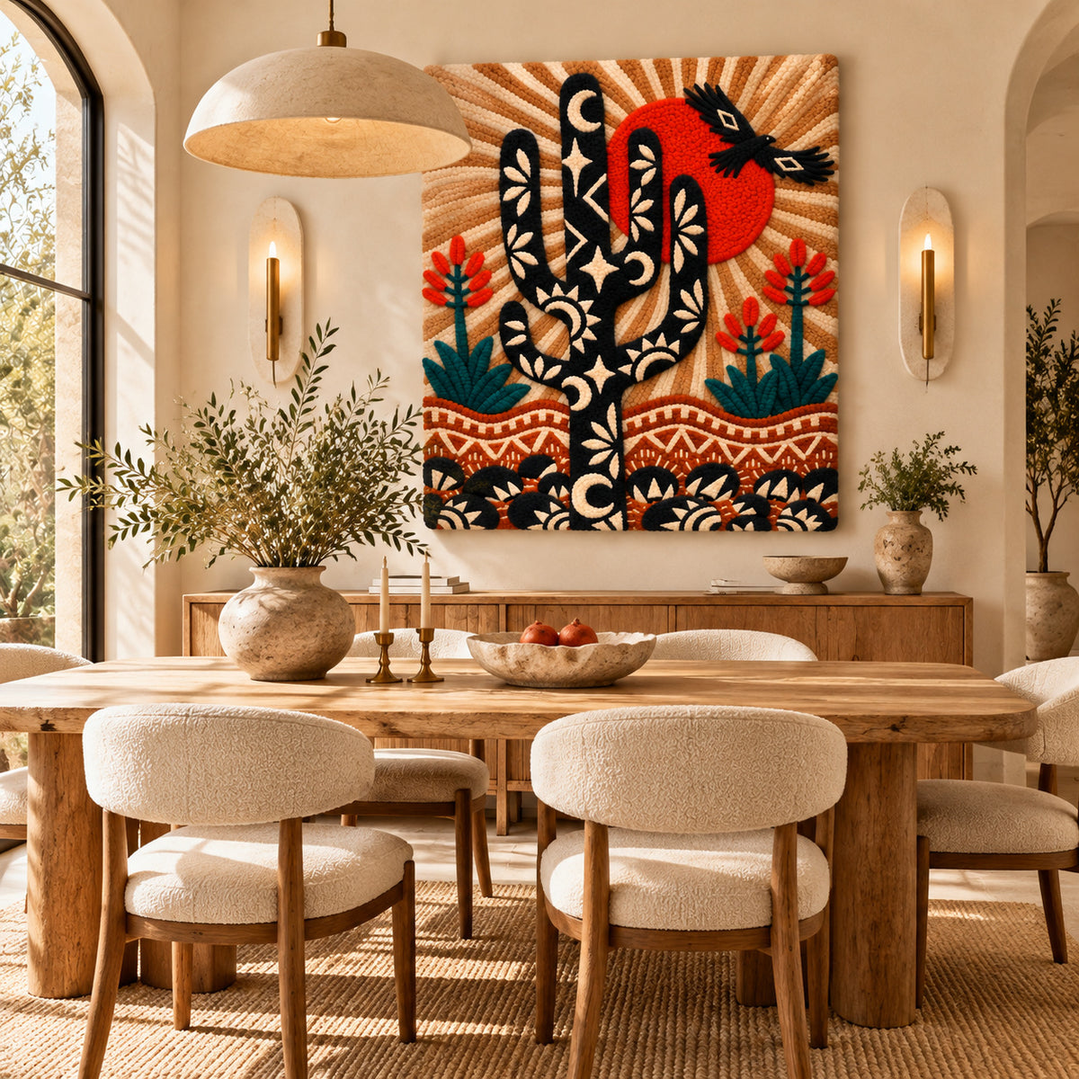Folk Saguaro by Amy Lizzi — room setting