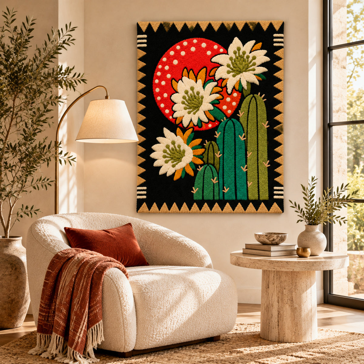 Night Blooming Cactus by Amy Lizzi — room setting