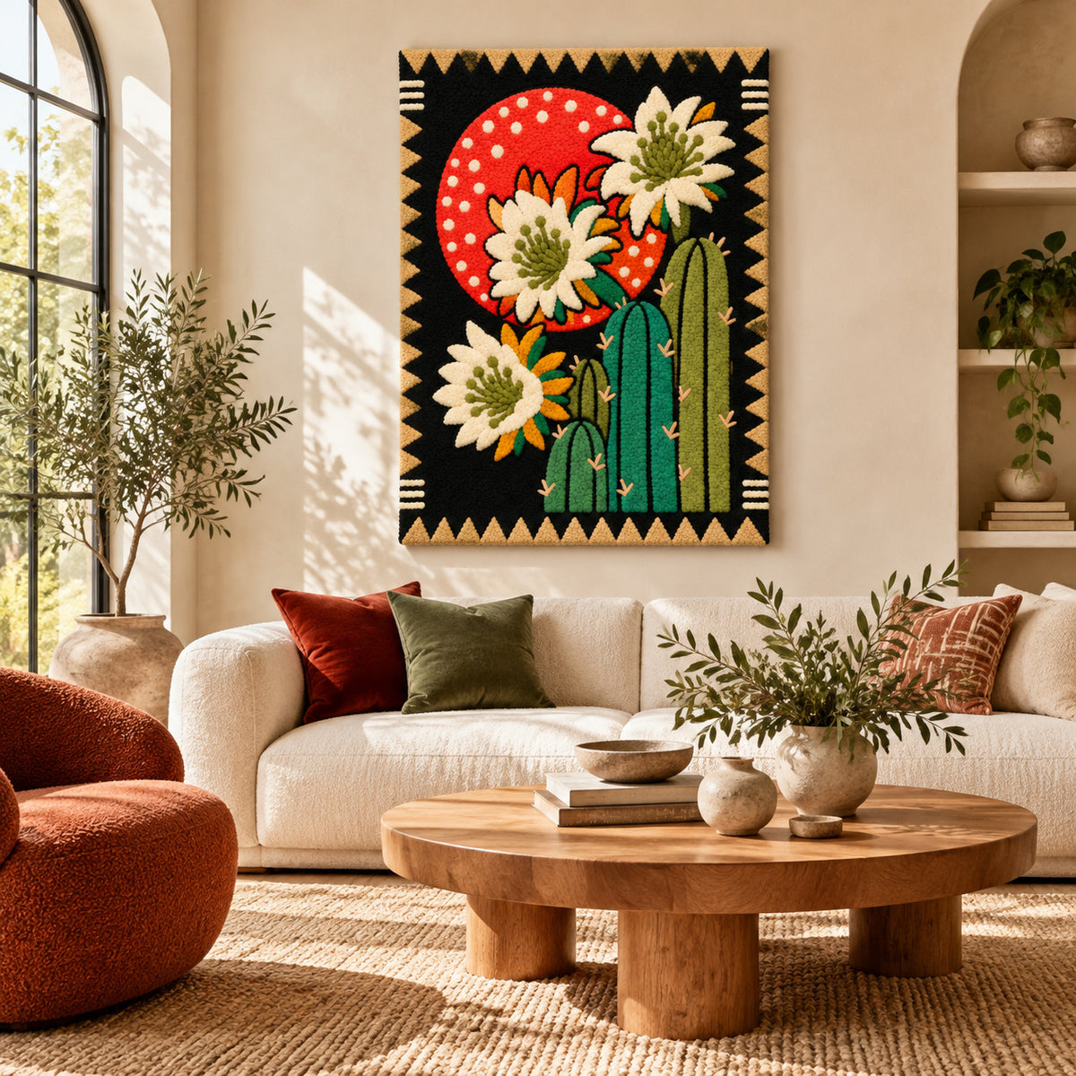 Night Blooming Cactus by Amy Lizzi — room setting