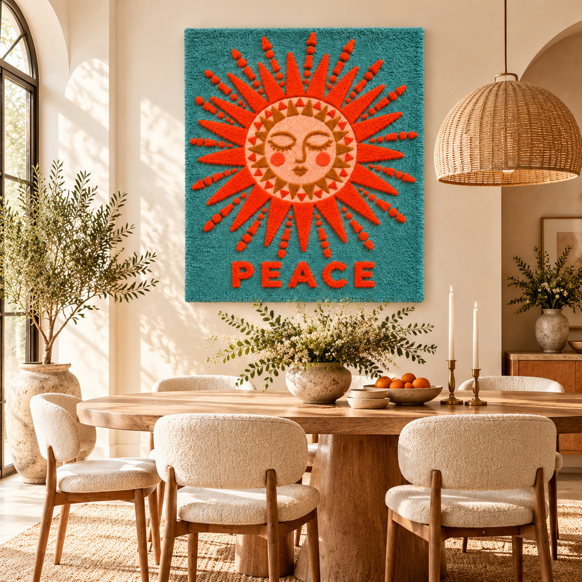 Peace Sun by Amy Lizzi — room setting