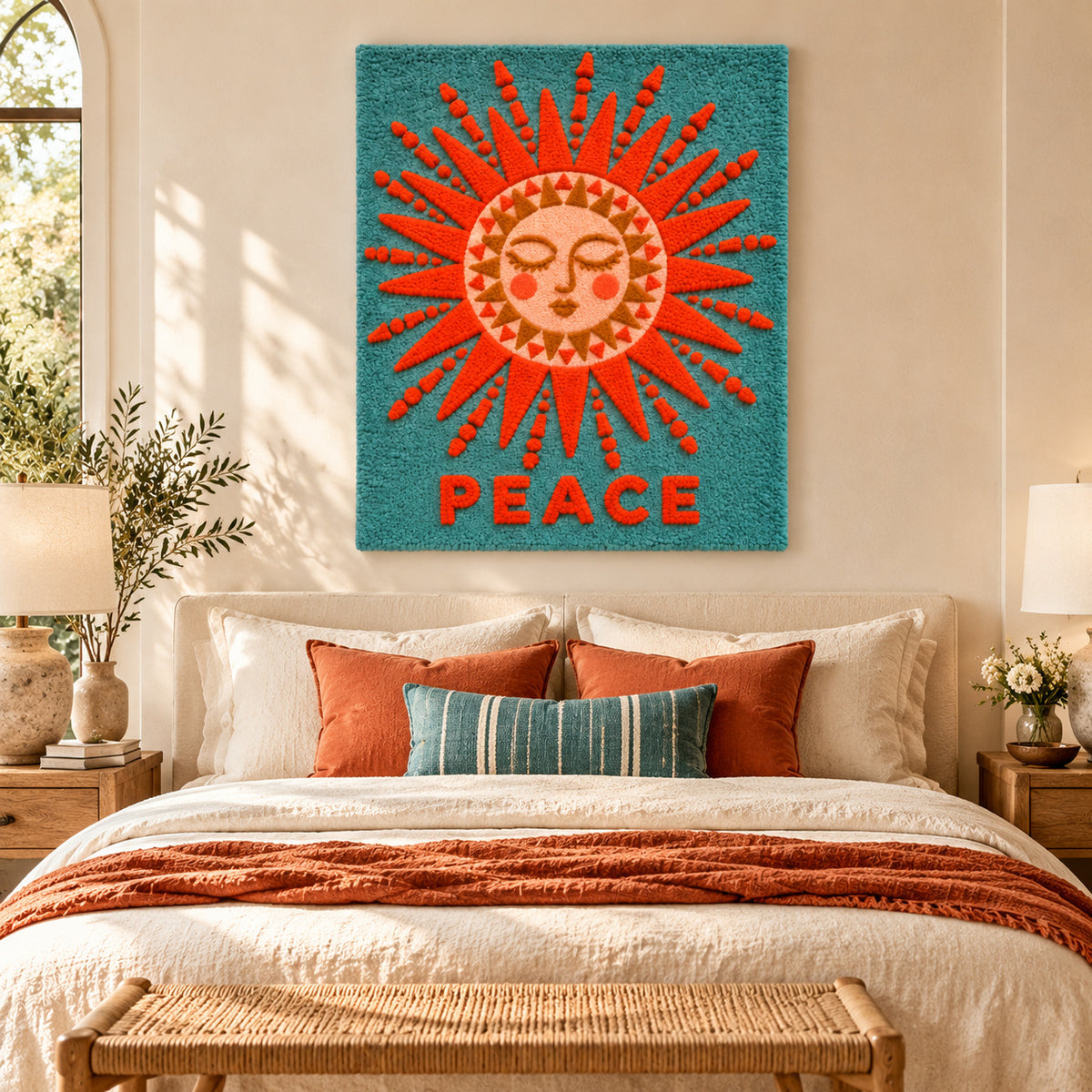 Peace Sun by Amy Lizzi — room setting