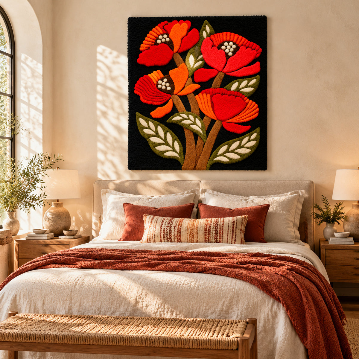 Poppies by Amy Lizzi — room setting