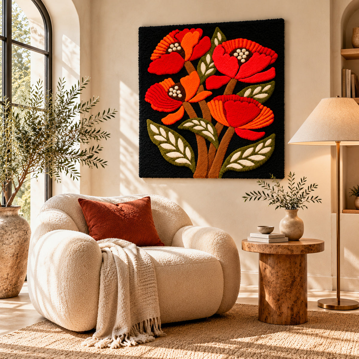 Poppies by Amy Lizzi — room setting