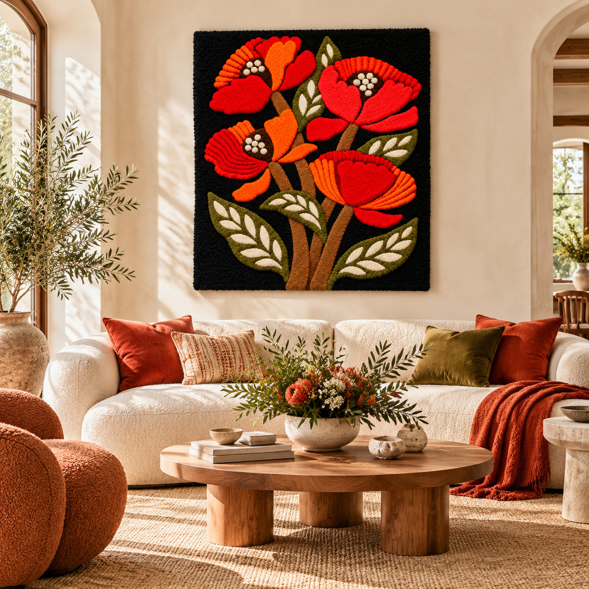 Poppies by Amy Lizzi — room setting