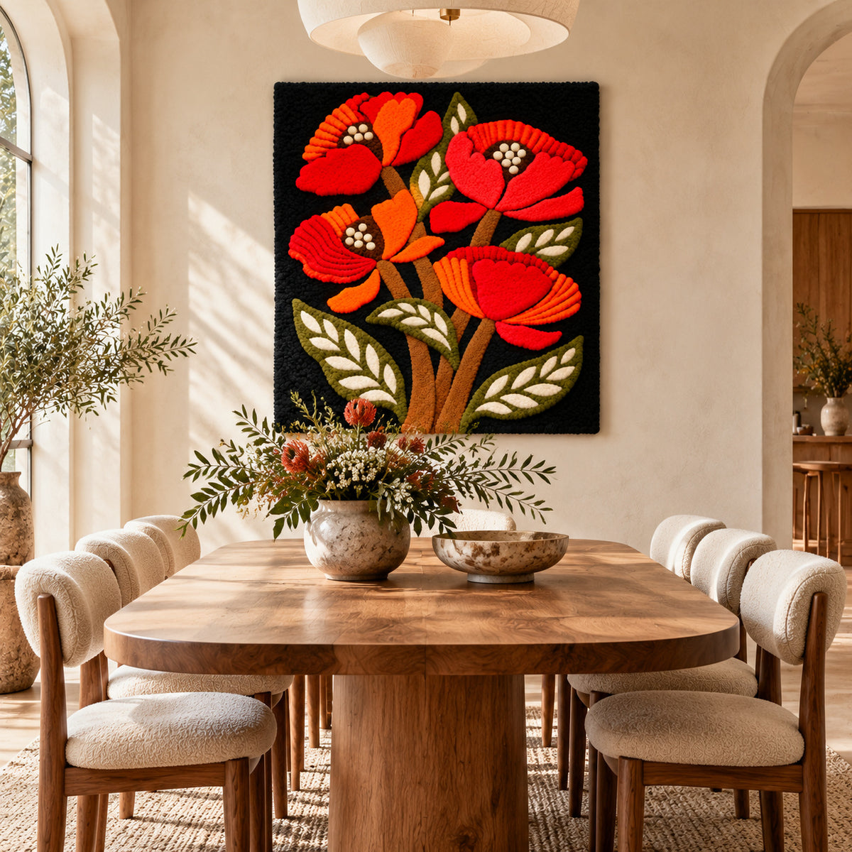 Poppies by Amy Lizzi — room setting