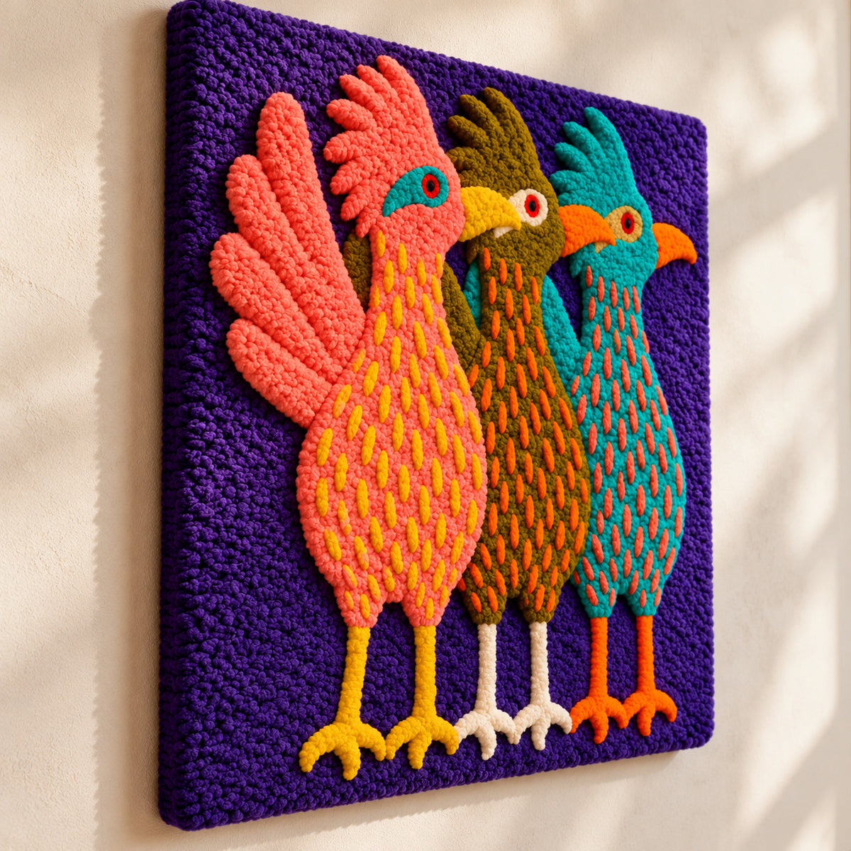 Roadrunners by Amy Lizzi — angled relief view