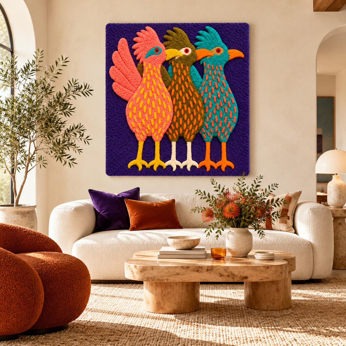 Roadrunners by Amy Lizzi — room setting
