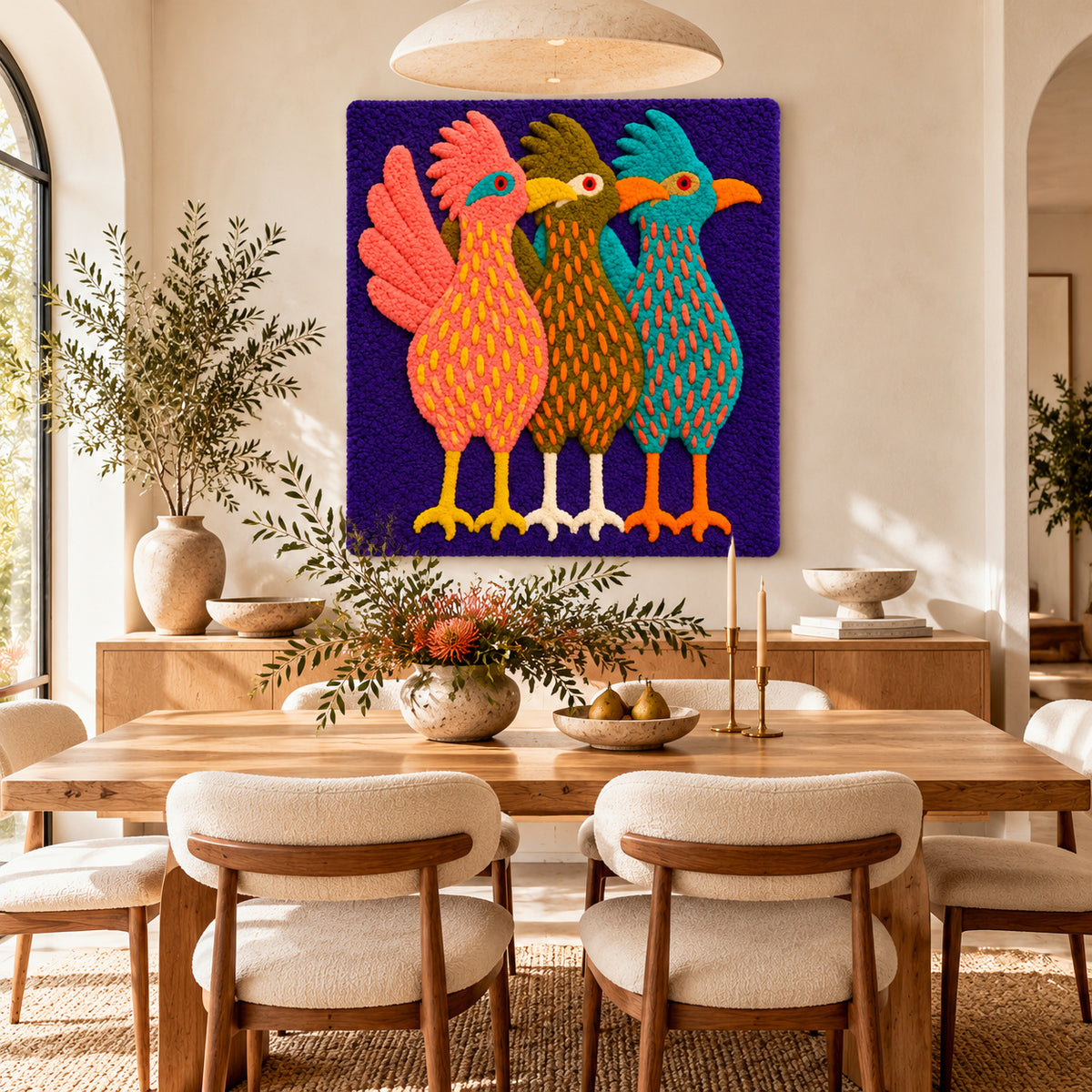 Roadrunners by Amy Lizzi — room setting