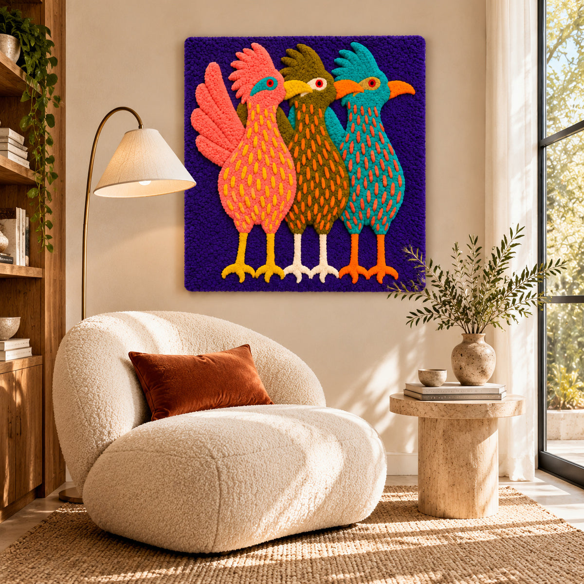Roadrunners by Amy Lizzi — room setting