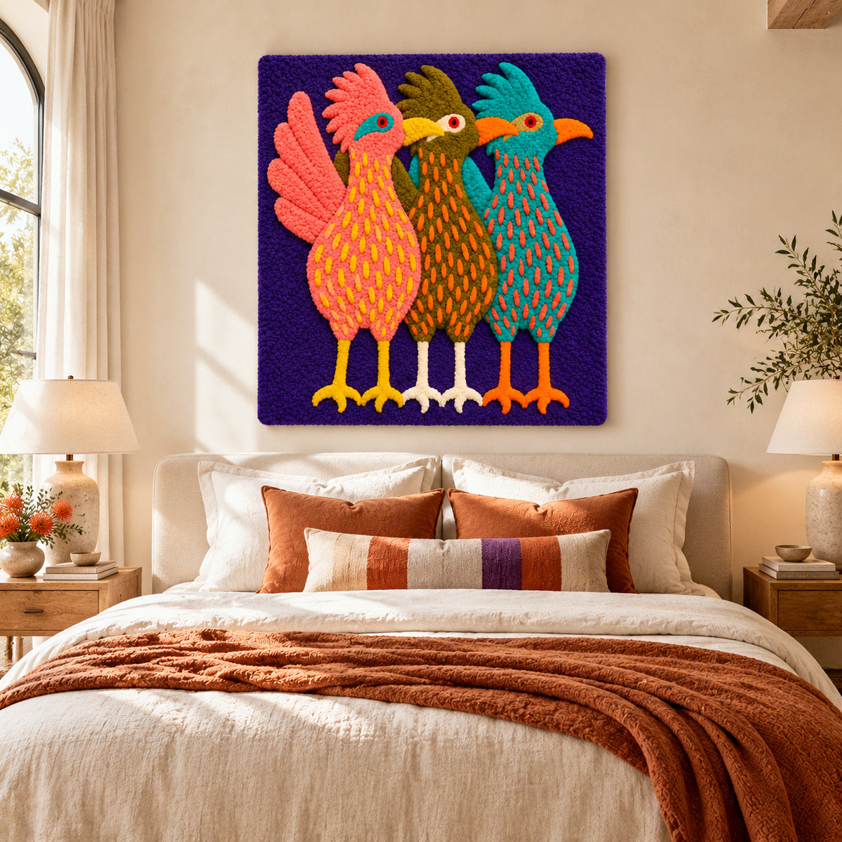 Roadrunners by Amy Lizzi — room setting