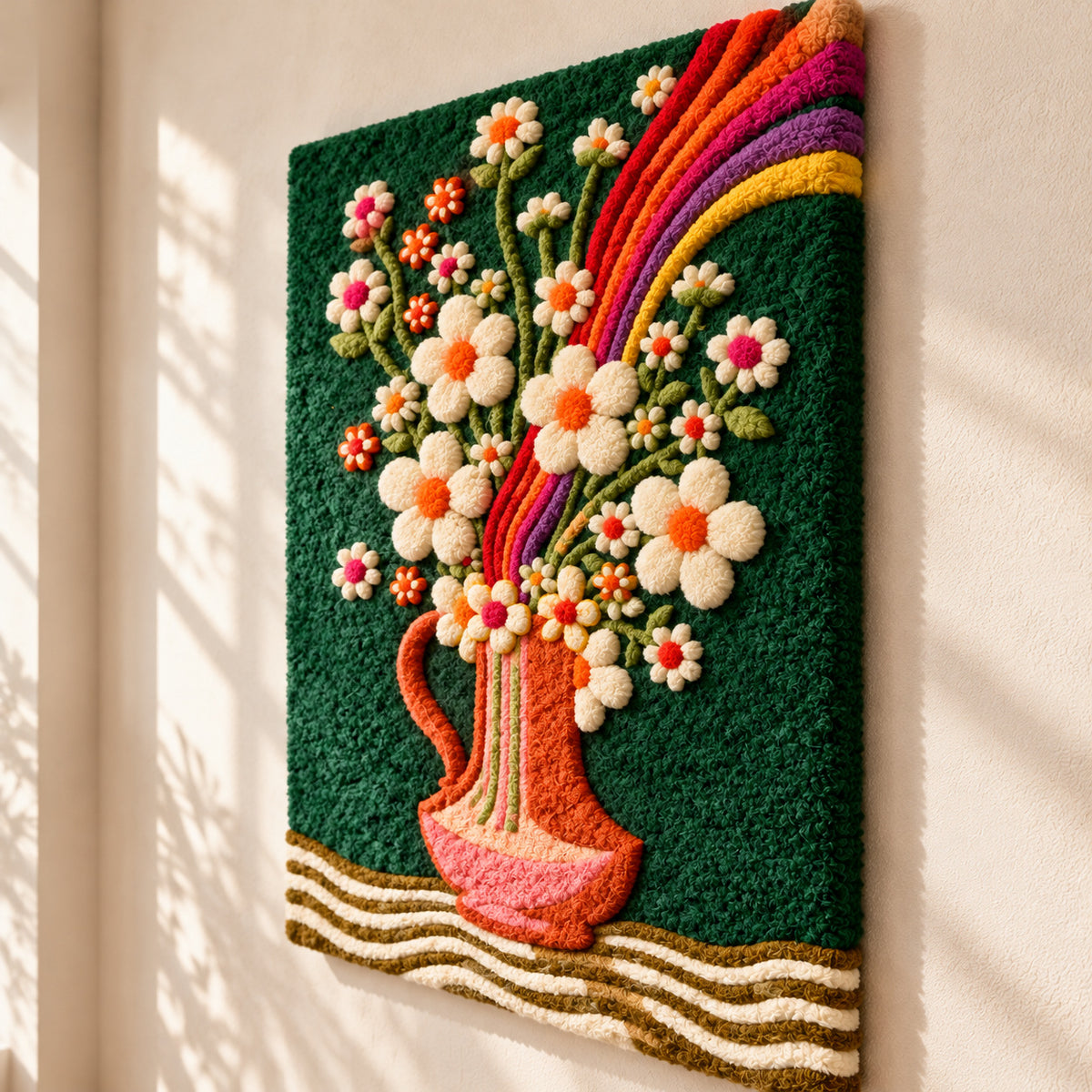 Still Life Rainbow by Amy Lizzi — angled relief view