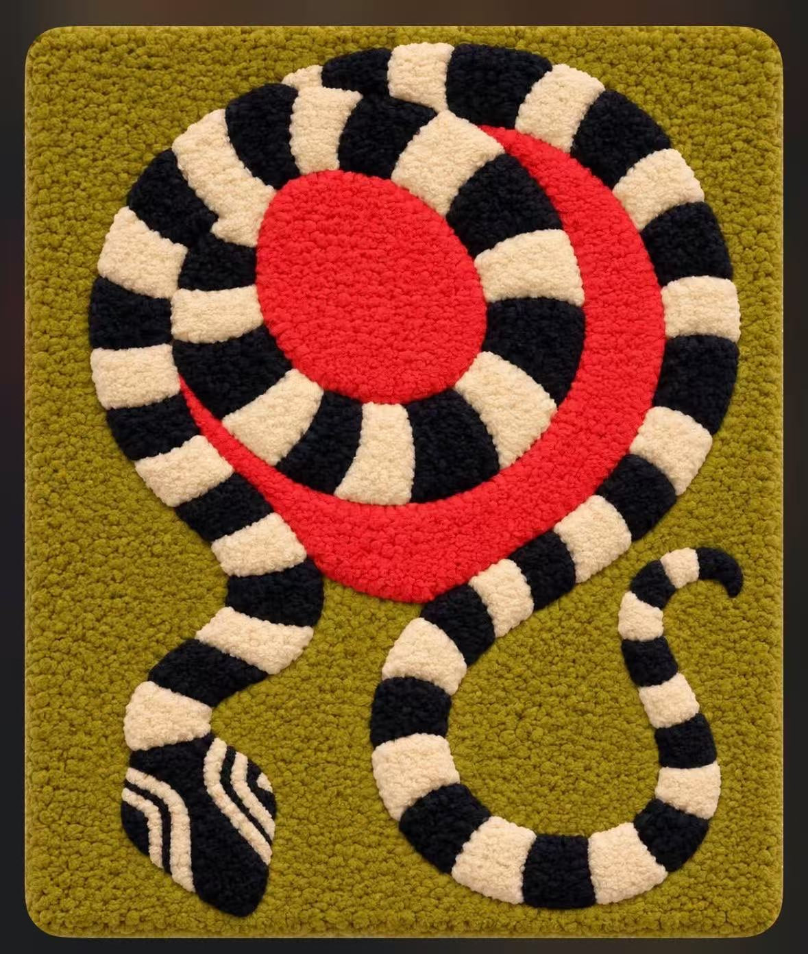 Stripe Snake by Amy Lizzi — Unframed preview