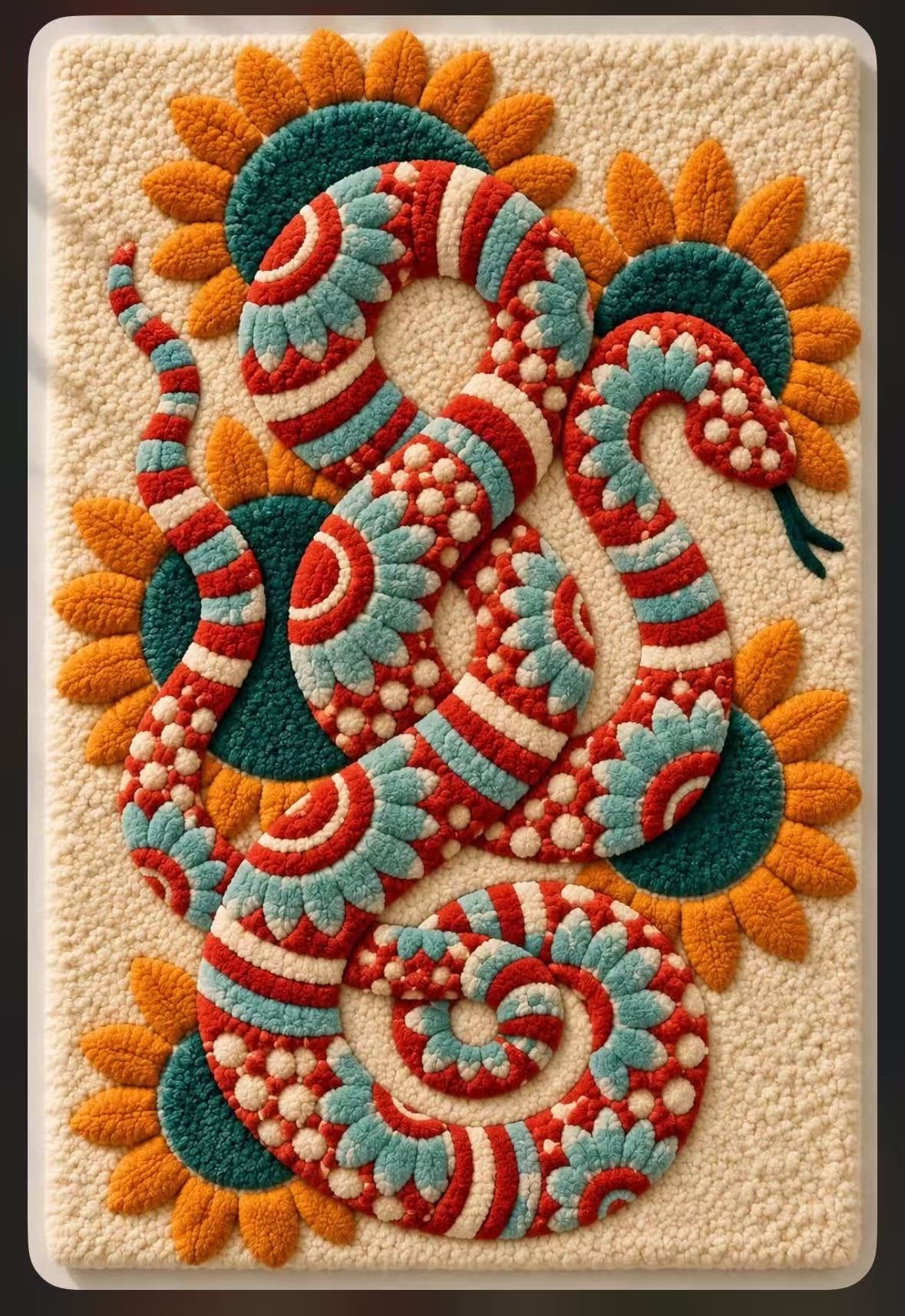 Sunflower Snake by Amy Lizzi — Unframed preview