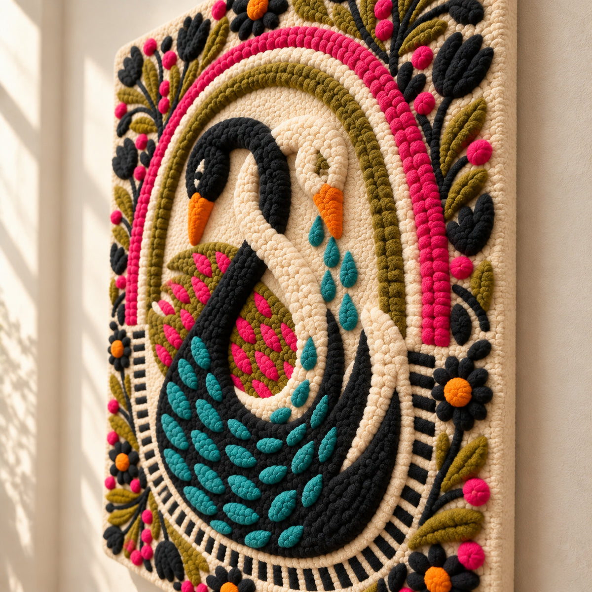 Swan Song by Amy Lizzi — angled relief view